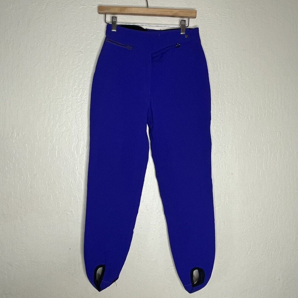 Obermeyer Royal Purple Wool Blend Stirrups Ski Pants